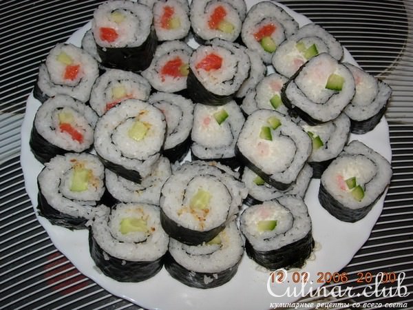 роллы по-домашнему