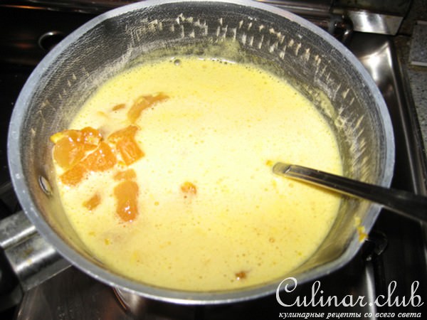 рисовая каша с курагой и апельсиновым соком