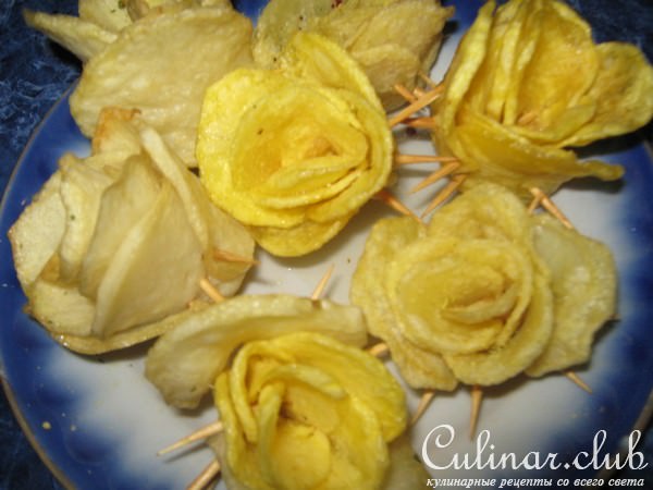 Картофельные розы