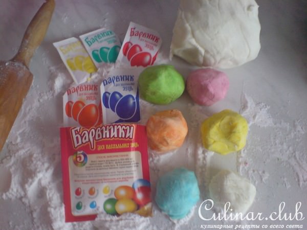 Разноцветная мастика для тортика