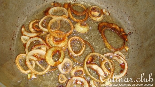 Плов с белыми грибами (постный)