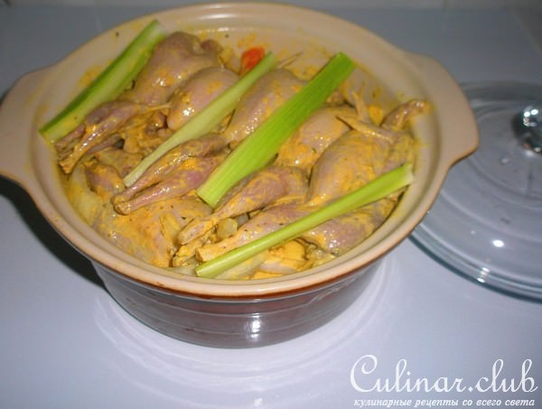 Перепёлки запечёные с картошечкой