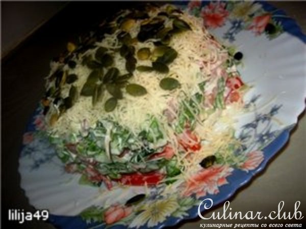 Салат "Купальская ночь"