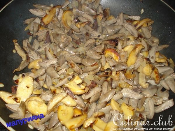 Салат из куриных сердечек