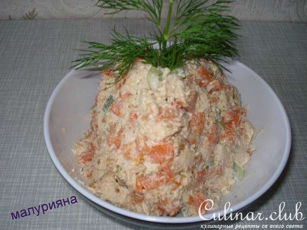 Салат " Ку-ка-ре-ку "
