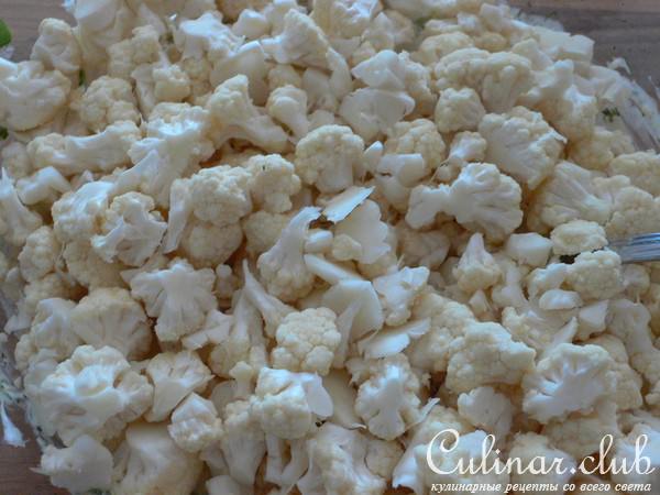 Салат из цветной капусты