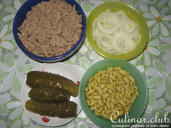 Салат"Фасолевая царевна"