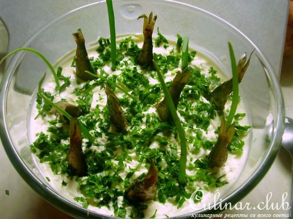 Салат "Рыбки в пруду" (вариант)