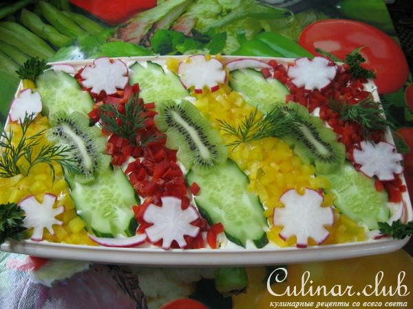 Салат "Морские Акварели"