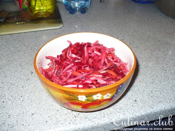 Сырой салатик Красоты.