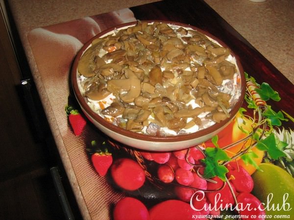 Салат "Лисичкина шубка"
