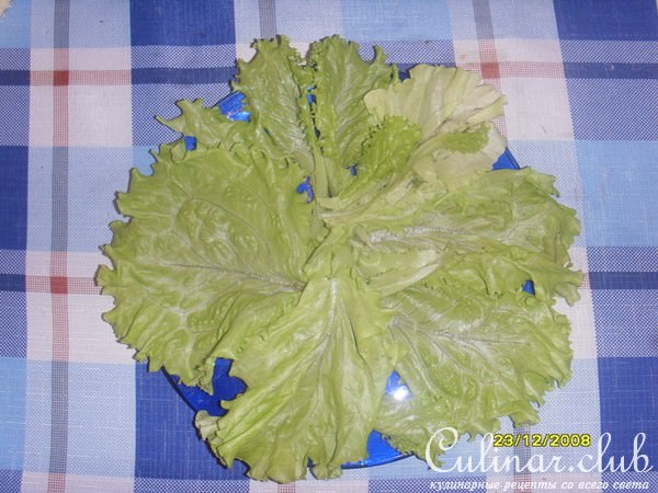Салат "Гнездо глухаря"