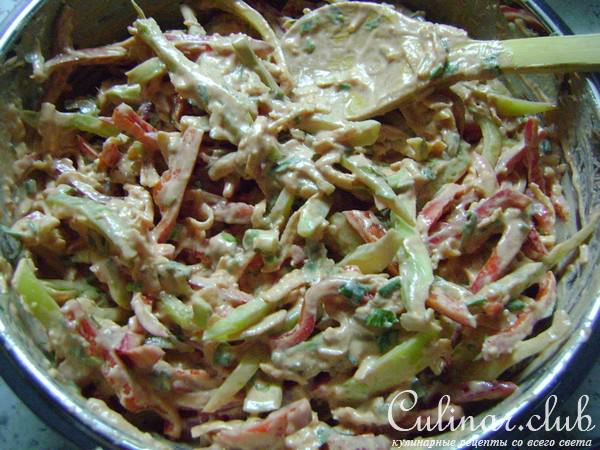 Салат из перца