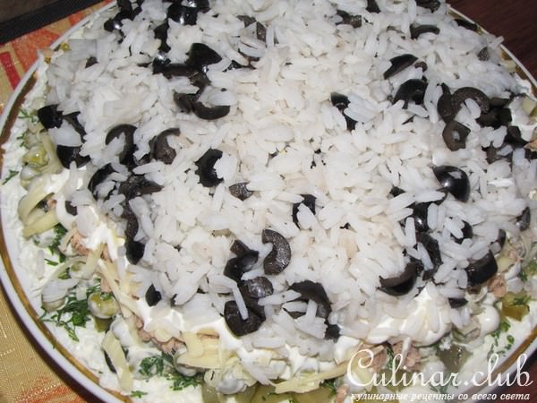 Салат "Царский" многослойный