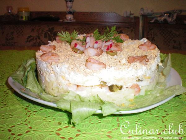 Салат с криветками