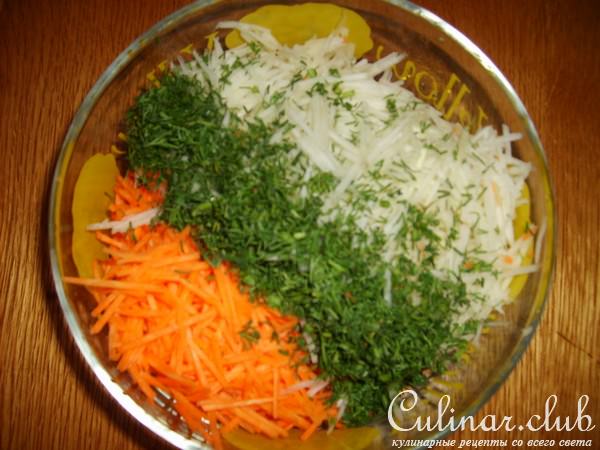 салат из кольраби с морковью