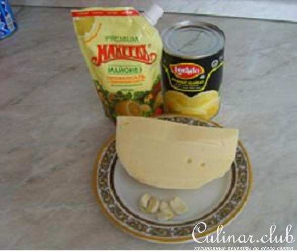 салат из ананасов