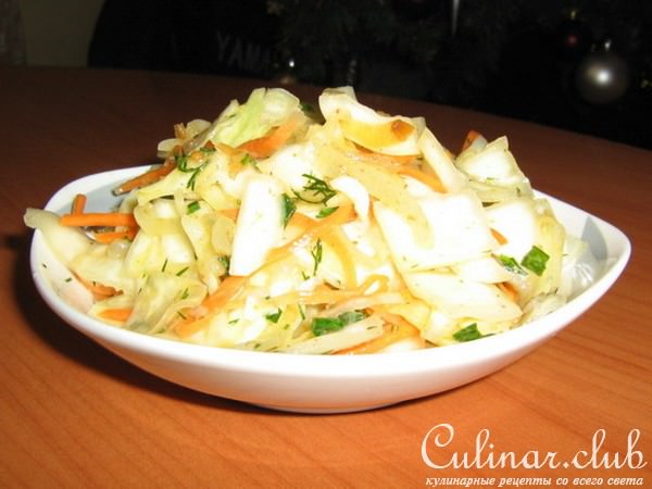 салат из капусты по корейски