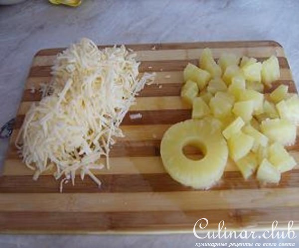 салат из ананасов