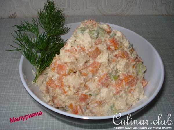 Салат " Ку-ка-ре-ку "