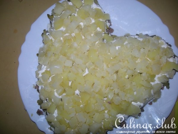 Салат " Нежное сердце"