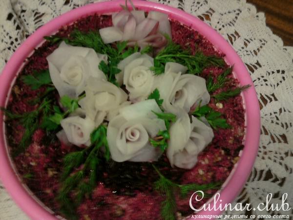 Салат "БУКЕТ НЕВЕСТЫ"