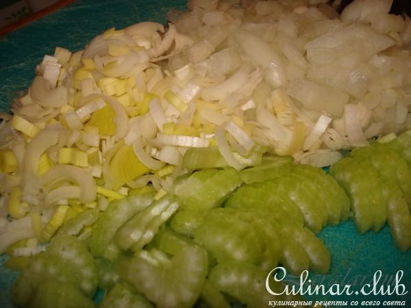 Салат из овощей и бобовых
