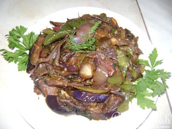 Баклажаны по корейски