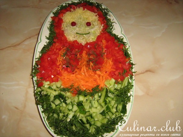Салат"Матрёшка"