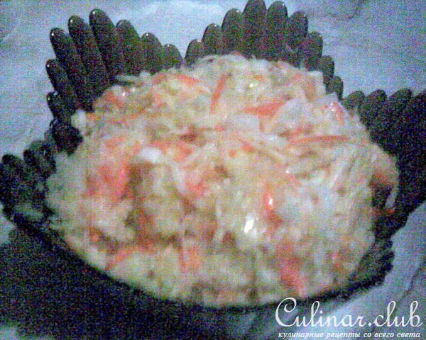 Салат из кольраби, моркови и яблок