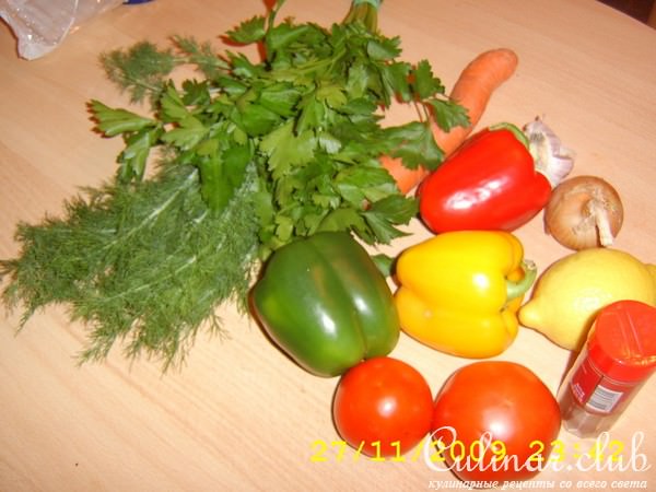 Салат Разноцветный