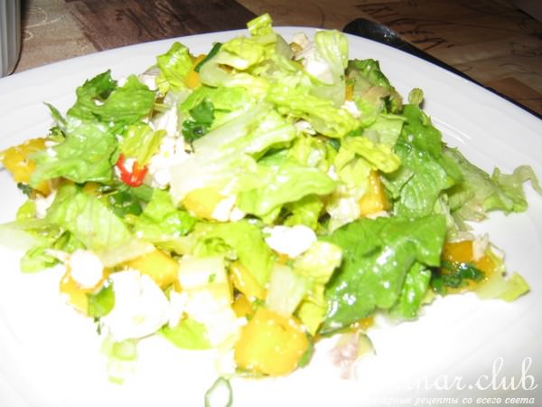 Салат с манго от Nigella