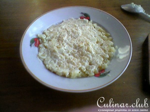 Овощной салат с редькой
