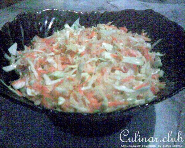 Полезный салат с кольраби