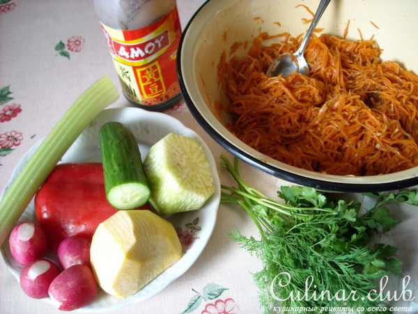 Мой вариант моркови по-корейски и вариация на тему