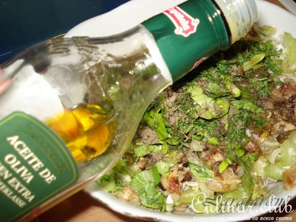 Салат из овощей и бобовых