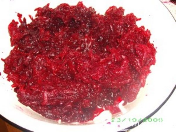 Салат свекольный (мой вариант)