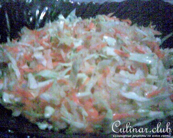 Полезный салат с кольраби