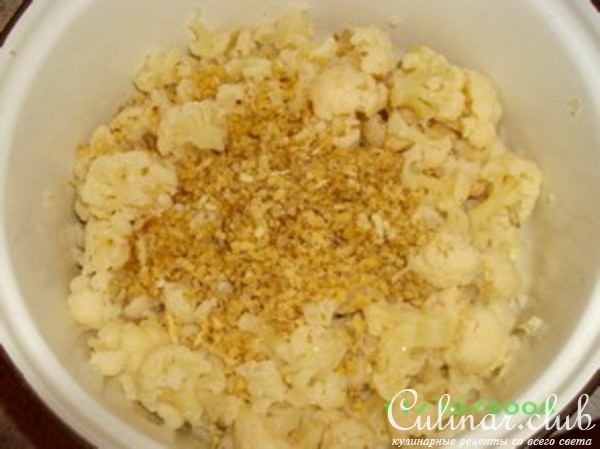 Салат из цветной капусты с лимоном