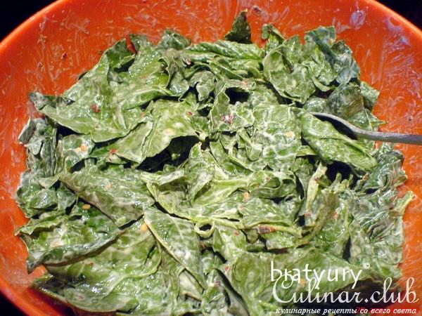 Шпинат и руккола