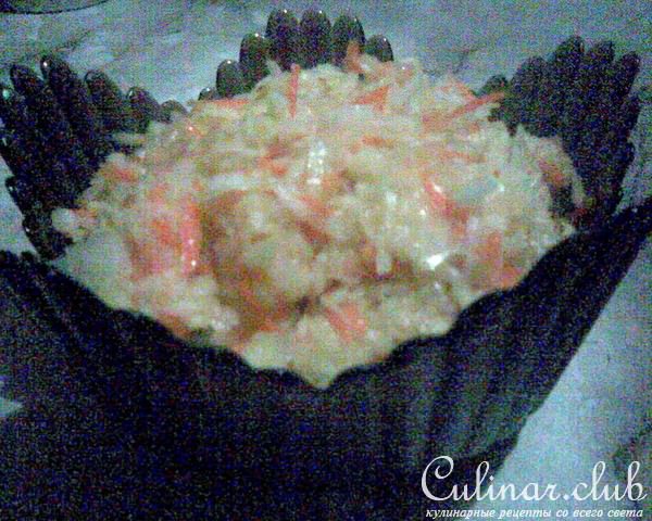 Салат из кольраби, моркови и яблок