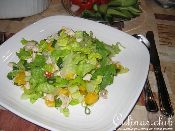 Салат с манго от Nigella