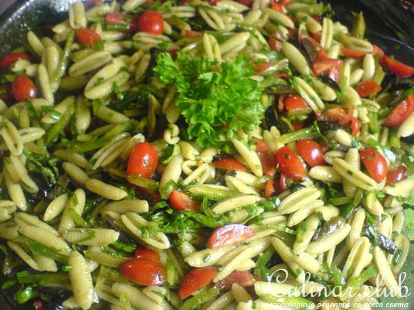 салат с ракушками!
