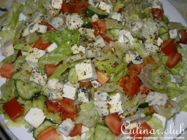 Греческий салат(мой вариант)