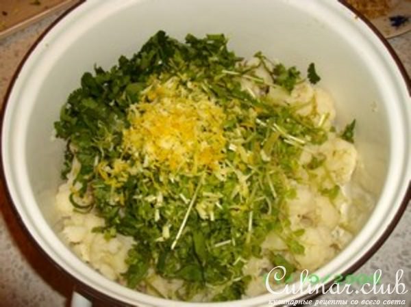 Салат из цветной капусты с лимоном