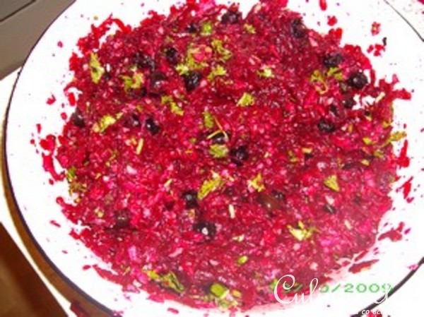 Салат свекольный (мой вариант)