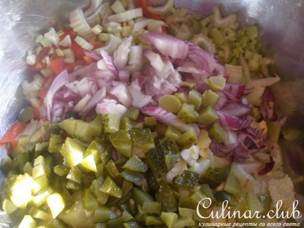 Картофельный салат Эрмитаж