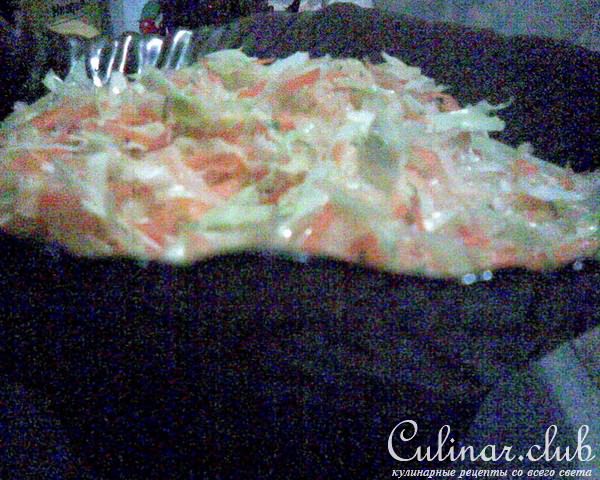 Полезный салат с кольраби