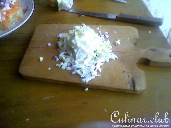 Овощной салат с редькой