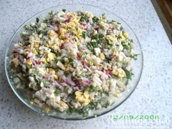 Салат из цветной капусты (вариант)